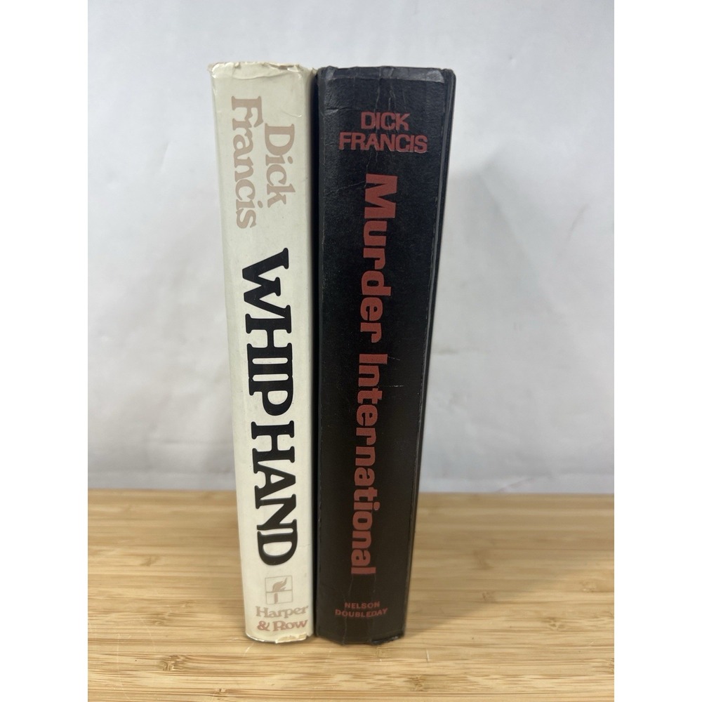 Dick Francis Hardcover Book Lot Whip Hand Murder in the International BCE